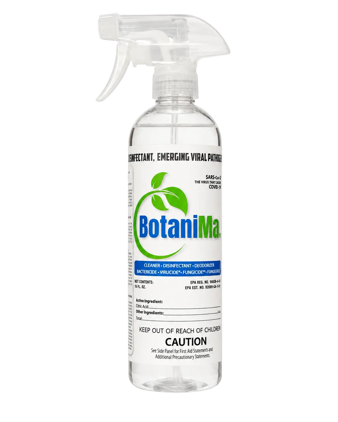BotaniMax botanical disinfectant bottle